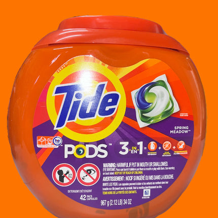 Tide pods spring meadow
