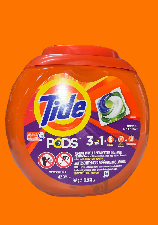 Tide pods spring meadow