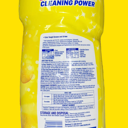 Lysol sparkling lemon and sunflower essence scent