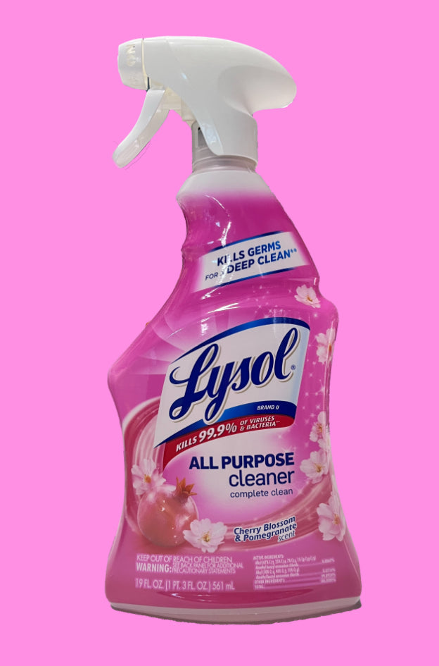 Lysol Cherry Blossom and pomegranate Scent