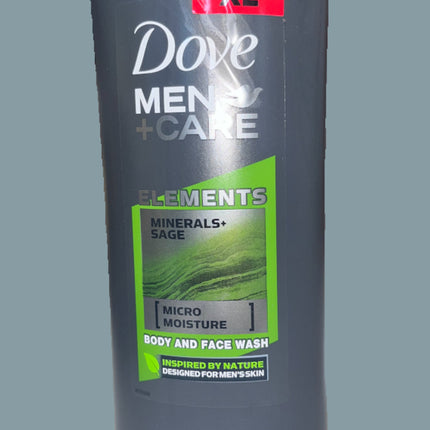 Dove Men+Care Elements Minerals+Sage [Micro Moisture] Body and face wash