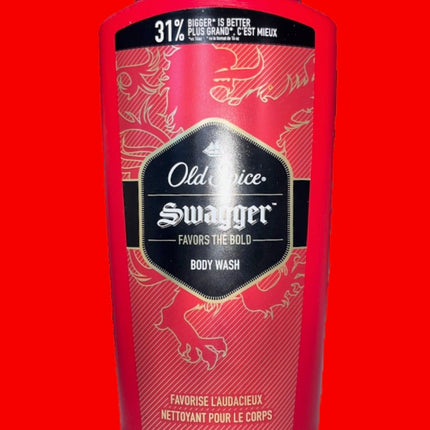 Old Spice Swagger Favors the bold Body wash
