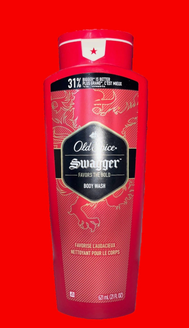 Old Spice Swagger Favors the bold Body wash