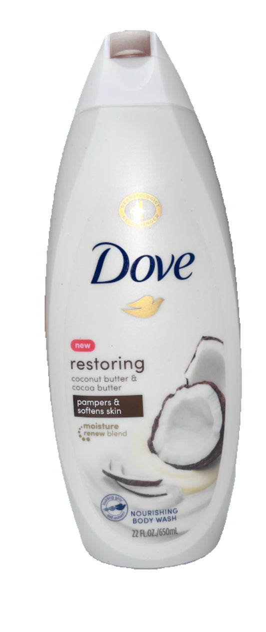 Dove Restoring Coconut Butter And Cocoa Butter Body Wash