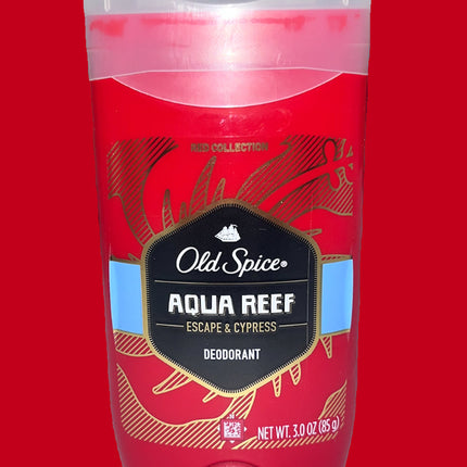 Old Spice Aqua Reef Escape and Cypress Deodorant