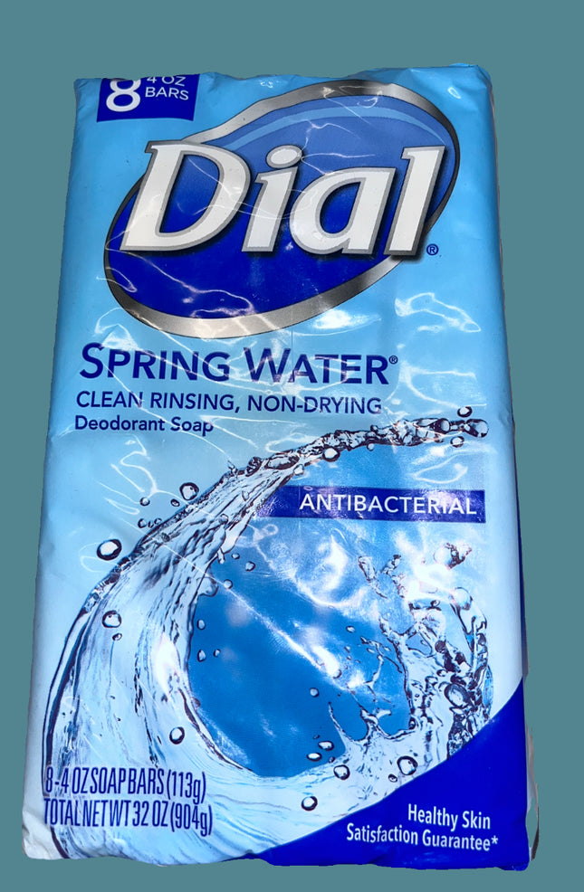 Dial Spring Water Antibacterial 8 Bars pack