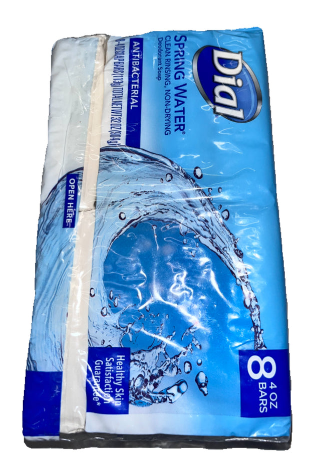 Dial Spring Water Antibacterial 8 Bars pack