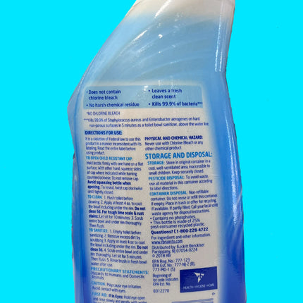 Lysol Hydrogen Peroxide toilet bowl cleaner
