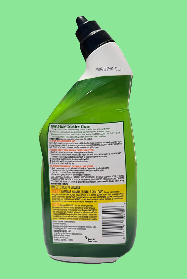Lime-A-Way Thick Gel Formula Toilet Bowl Cleaner