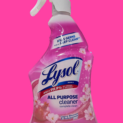 Lysol Cherry Blossom and pomegranate Scent