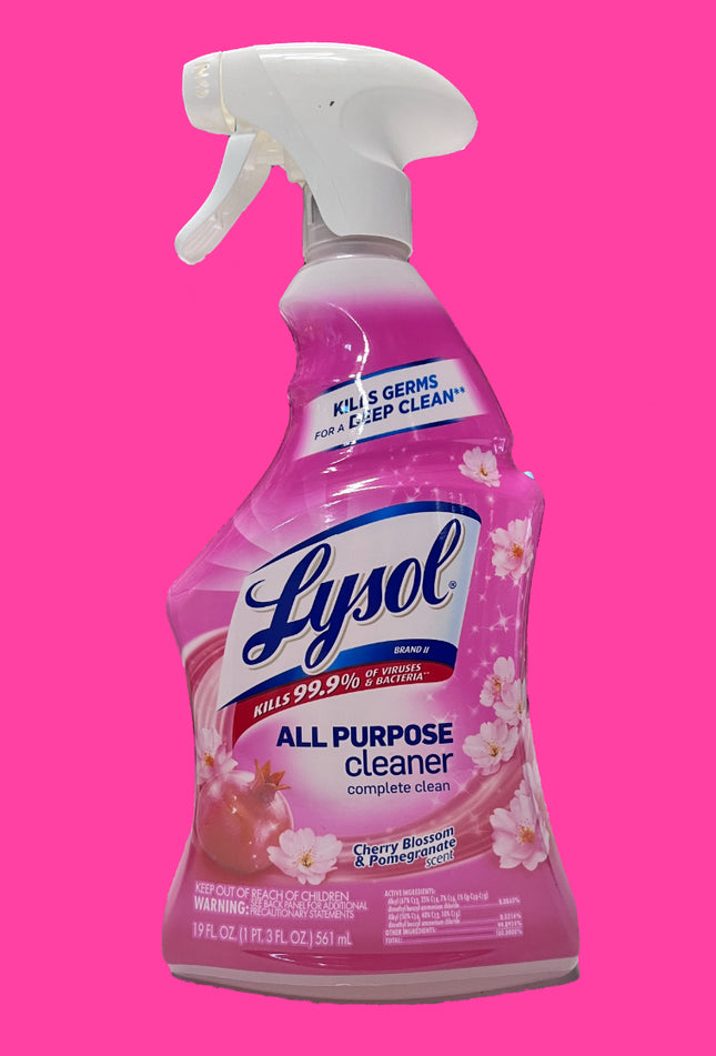 Lysol Cherry Blossom and pomegranate Scent
