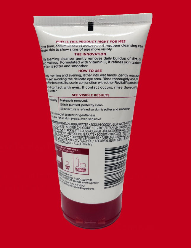 L'oreal Paris RevitaLift Skin smoothing Cream Cleaner