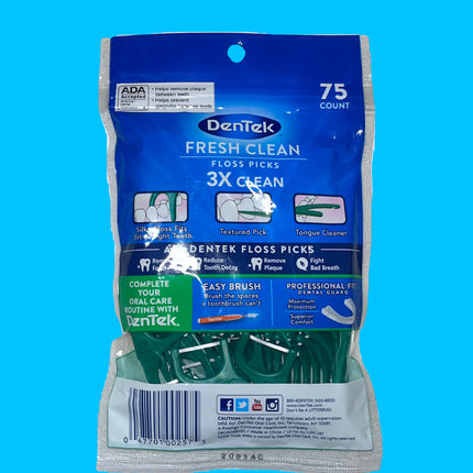 DentTek Fresh Clean Floss Picks