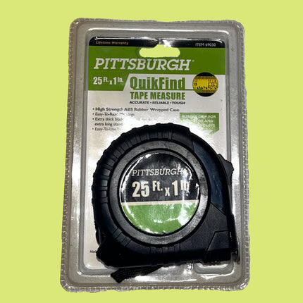 PittsBurgh QuikFind Tape Measure