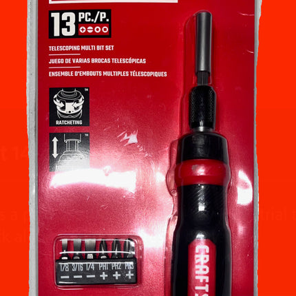 Craftsman TeleScoping Multi Bit Set 13pc